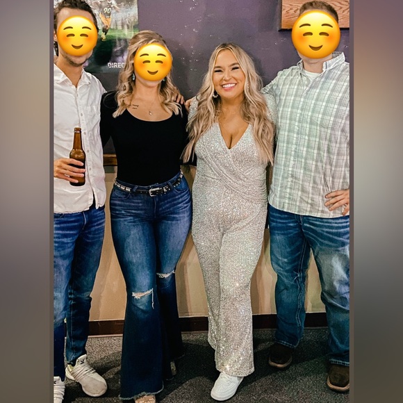 NWT!! Sequin Jumpsuit | Fashion Nova - Picture 5 of 6